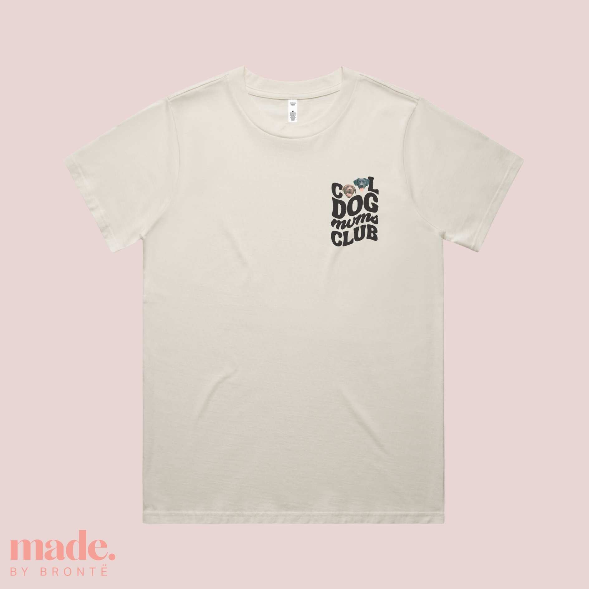 Cool Dog mums Club Tshirt. Tshirt for dog mums, custom dog mum tshirt