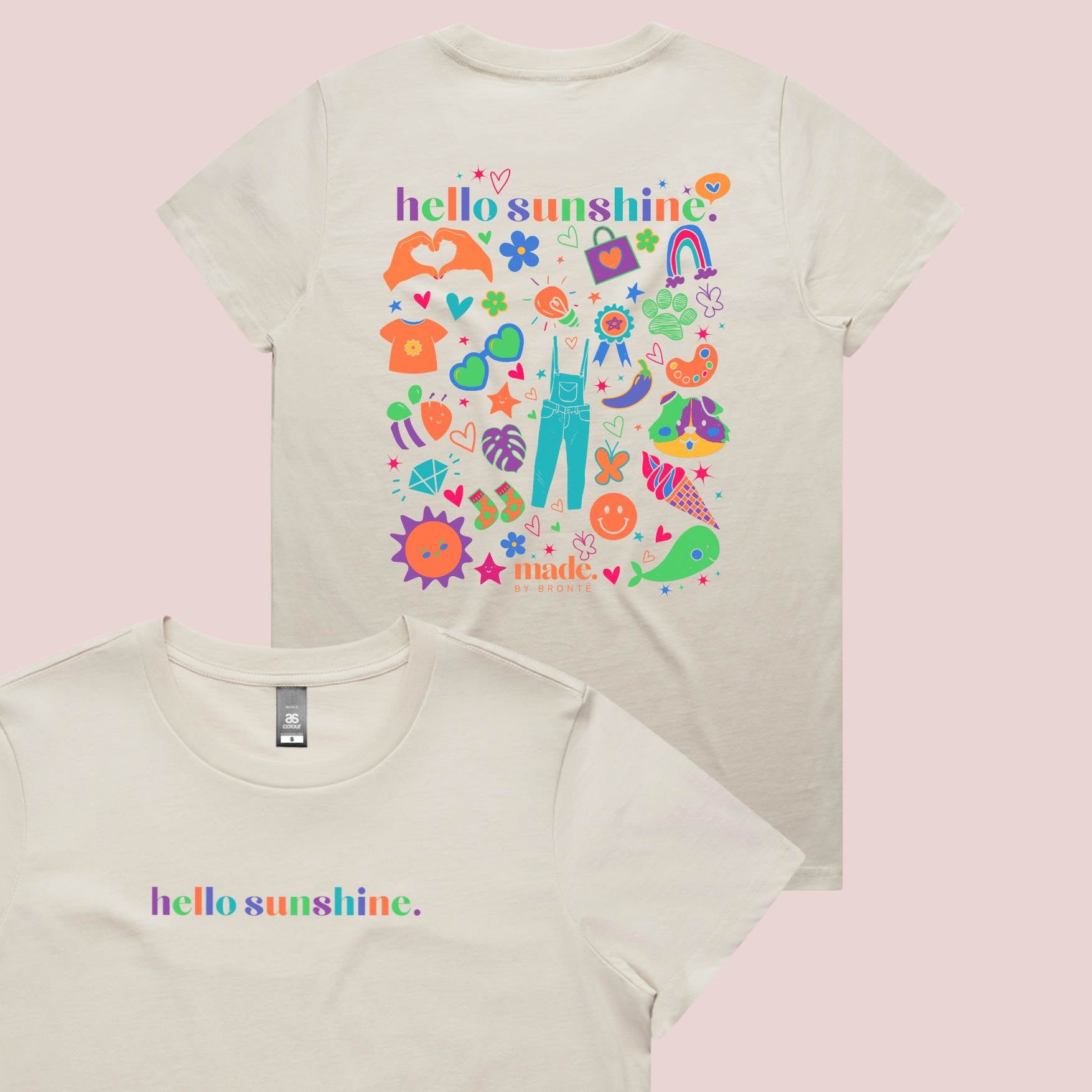 "Hello Sunshine" Unisex Tshirt | LIMITED EDITION | Made. By Brontë Apparel