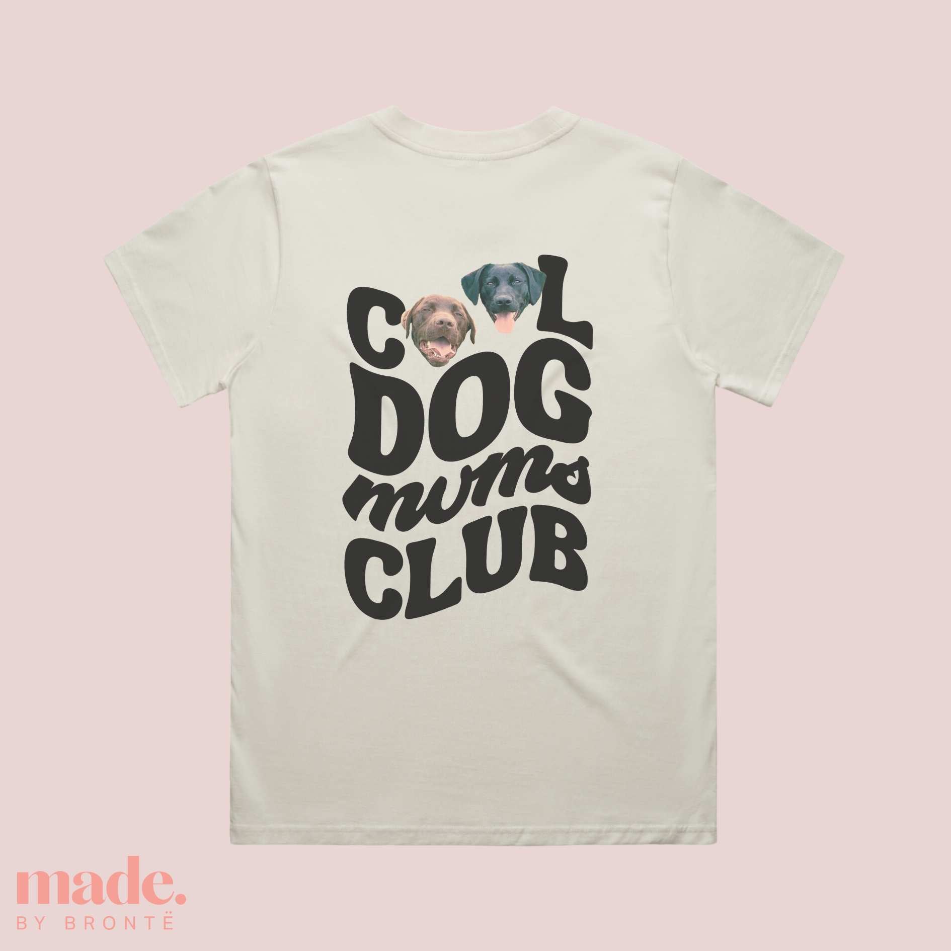 Cool Dog mums Club Tshirt. Tshirt for dog mums, custom dog mum tshirt