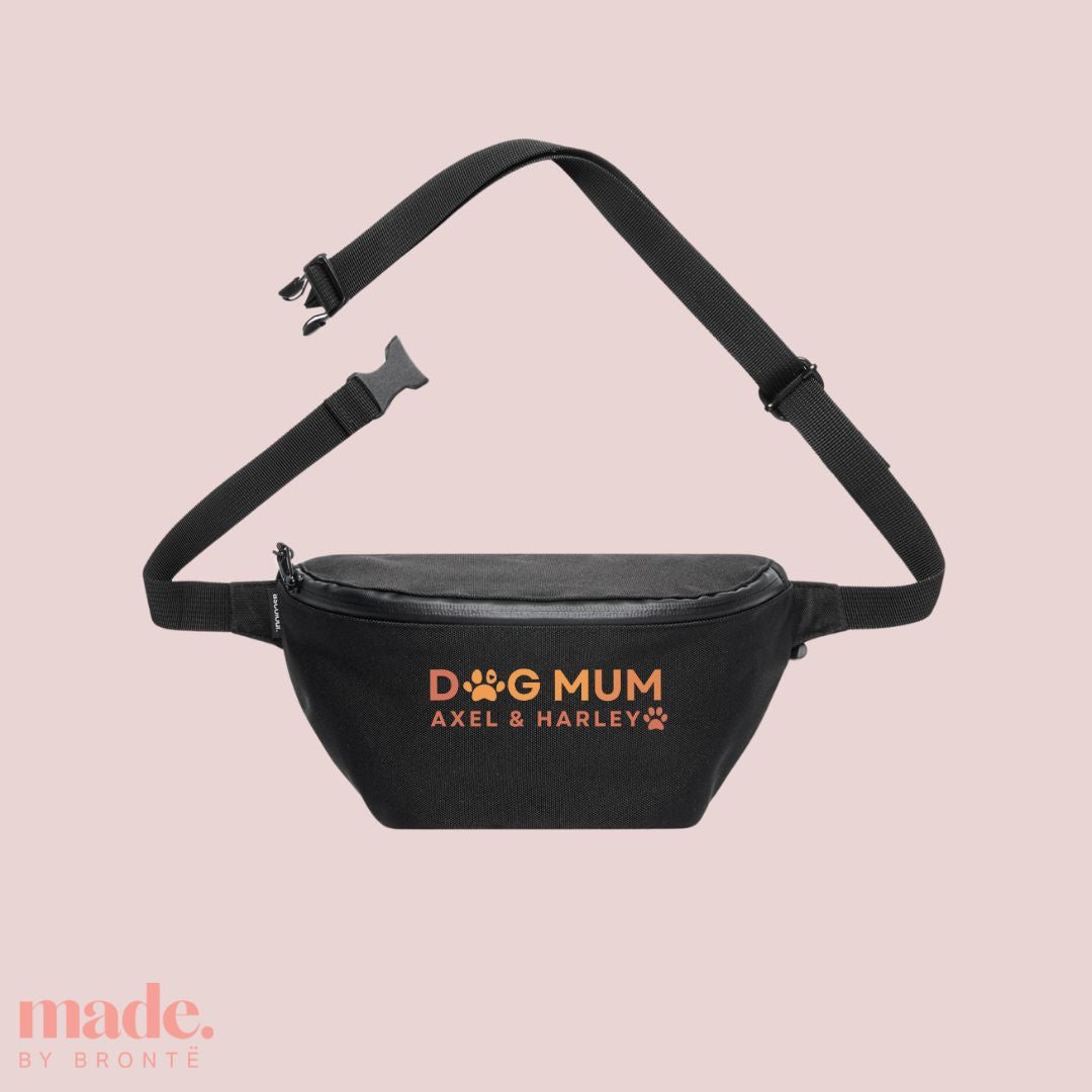 Dog Mum Customisable Waist Bag  | Personalised Dog Bum-Bag