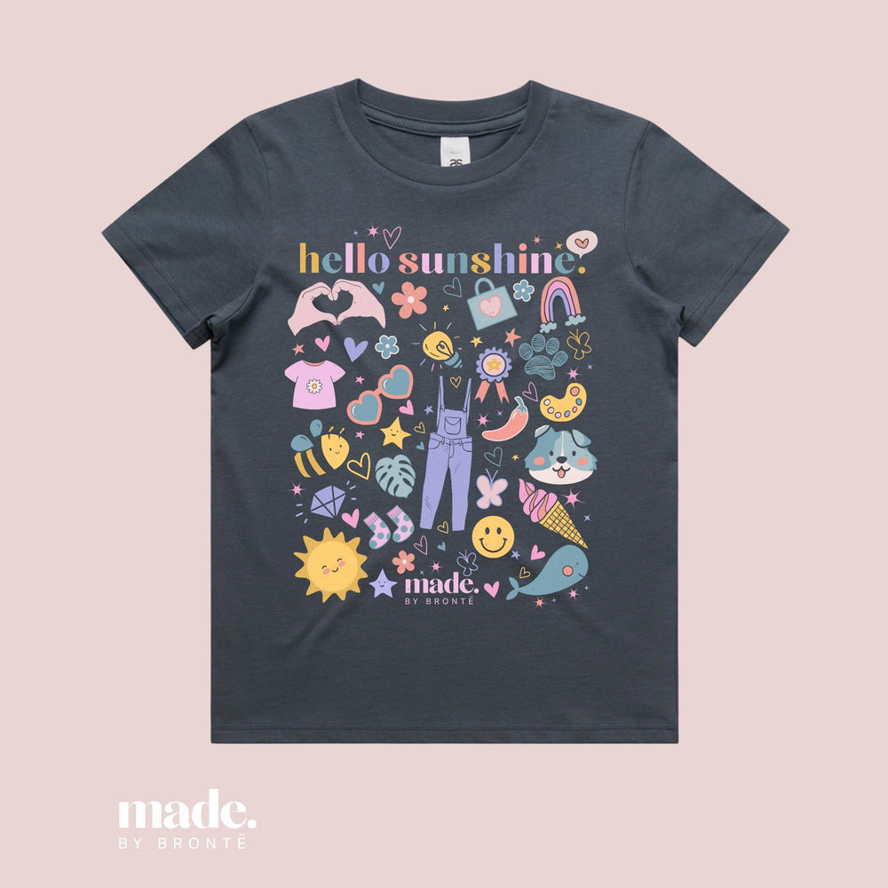 Hello Sunshine | LIMITED EDITION Kids T-shirt | Made. By Bronte Apparel