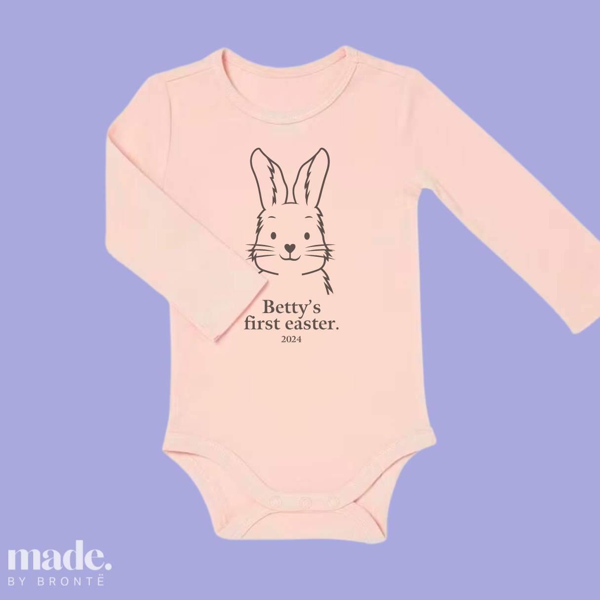First Easter Bunny Onesie | Fast Turn-around Personalised First Easter Outfit